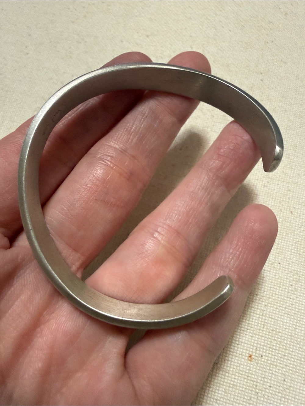 Sterling Silver 925 Cuff Bracelet - Picture 11 of 15